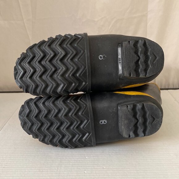 Fire Fighter Steel Toe Rubber Boots Sz 8 Made in Canada 14"High 2000 Edition NOS - Picture 8 of 11